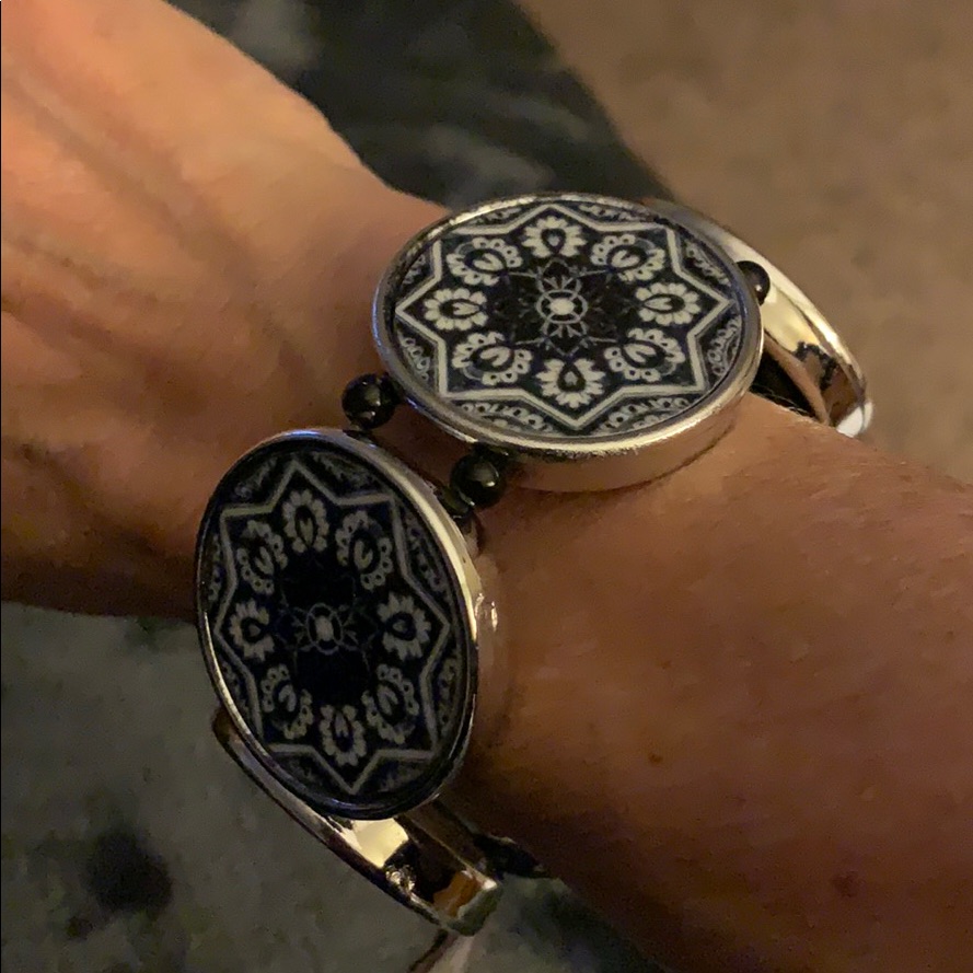 Mosaic Style Stretch Bracelet By Treska - Nwt